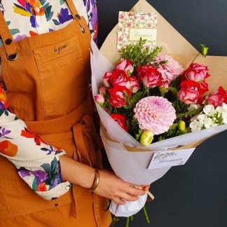 Bouquet de saison, Le Grenier Fleuriste à Rouillon (72)